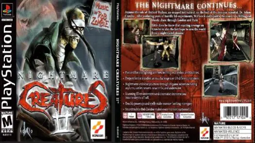Nightmare Creatures II [SLUS-01112] game