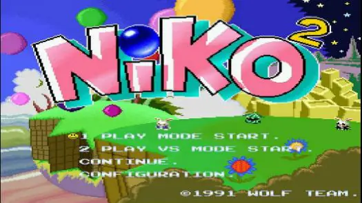 Niko Niko (1991)(Wolf Team) game