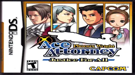 Phoenix Wright Ace Attorney - Justice For All game