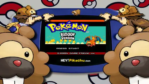 Pokemon Bidoof Version game