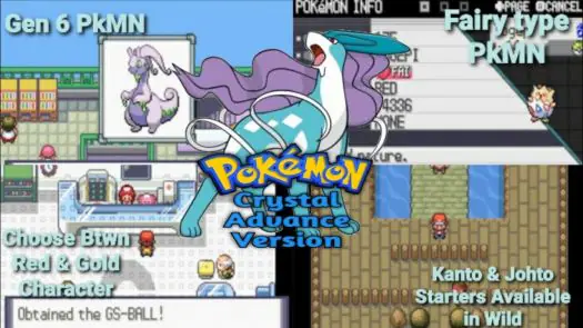 Pokemon Crystal Advance game