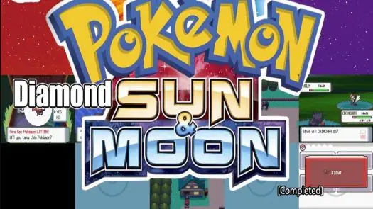 Pokemon Diamond Sun and Moon game