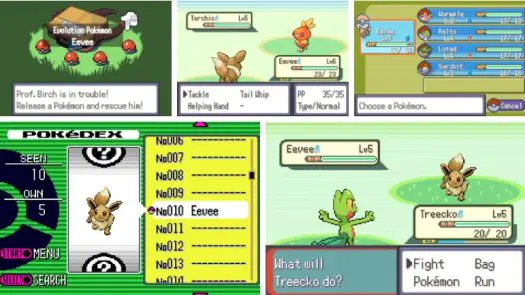 Pokemon Eevee Emerald game