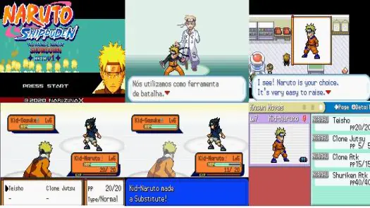 Pokemon Naruto Shippuden Advance Ninja Showdown v1.02 game