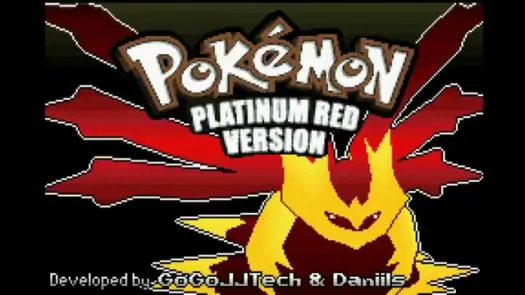 Pokemon Platinum Red game