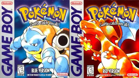 Pokemon Red and Blue game