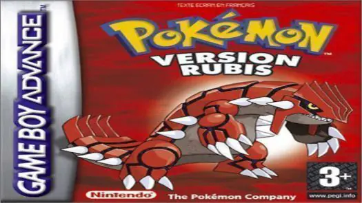 Pokemon Rubis (F) game