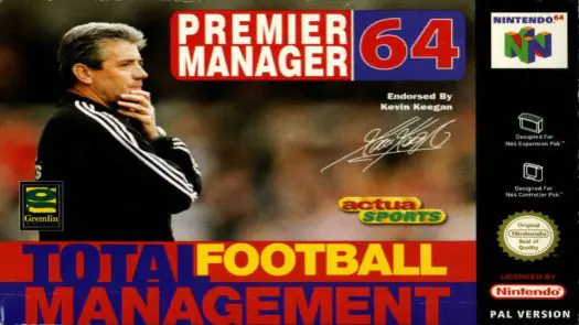 Premier Manager 64 (E) game