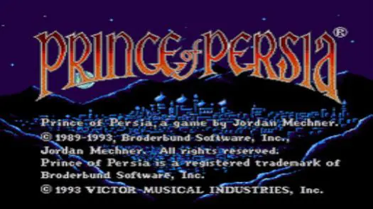 Prince of Persia (U) Game