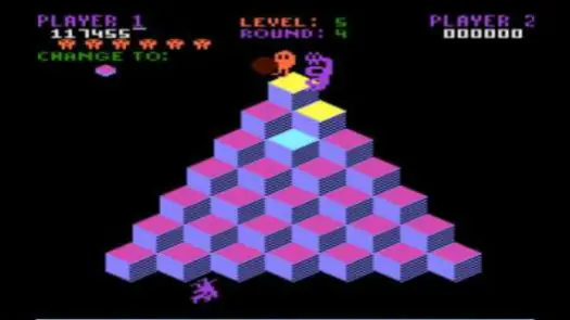 Q-bert (1983) (Parker Bros) game