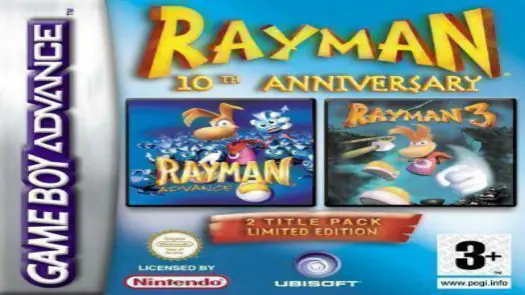  Rayman 10th Anniversary - Rayman Advance & Rayman 3 game