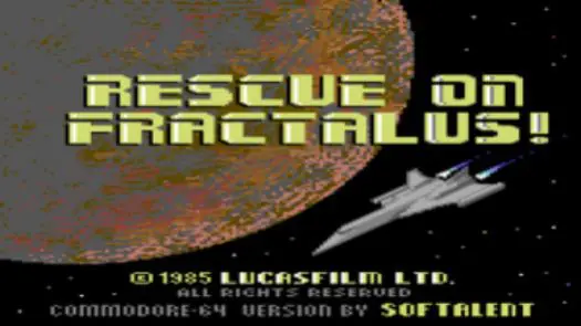 Rescue on Fractalus game