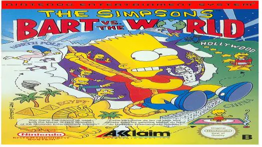 Simpsons - Bart Vs The World, The Game