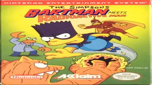 Simpsons - Bartman Meets Radioactive Man, The game