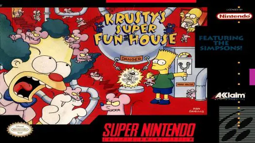 Simpsons, The - Krusty's Super Fun House [a1] (E) Game