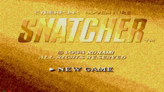 Snatcher (U) game