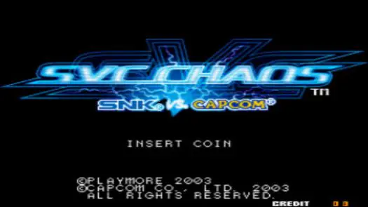 SNK vs. Capcom - SVC Chaos (NGM-2690 ~ NGH-2690) Game