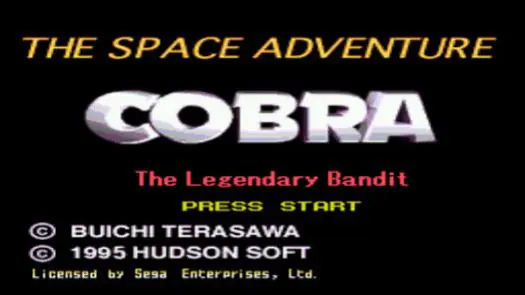 Space Adventure, The - Cobra - The Legendary Bandit (U) game