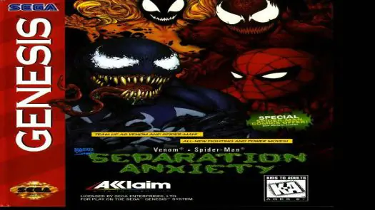 Spider-Man And Venom - Separation Anxiety (F) Game