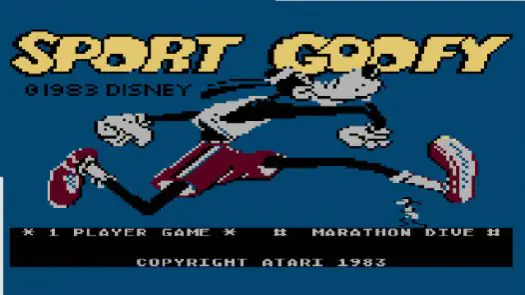 Sport Goofy (1983) (Atari) Game