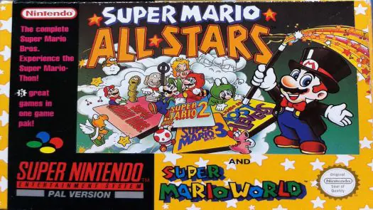 Super Mario All-Stars + Super Mario World game