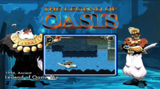 The Legend of Oasis (U) game