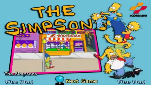 The Simpsons (2 Players Japan) game