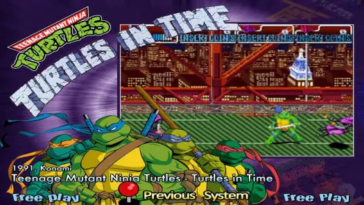 Teenage Mutant Ninja Turtles - Turtles in Time game