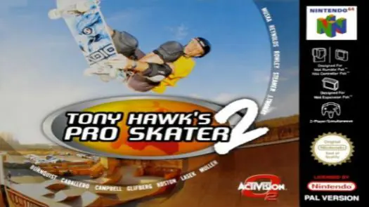 Tony Hawk's Pro Skater 2 (E) game