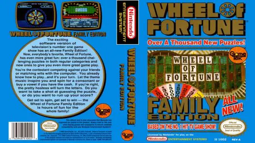 Wheel Of Fortune Family Edition game
