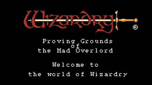 Wizardry I - Proving Grounds Of The Mad Overlord game
