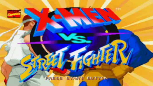 X-Men Vs Street Fighter (J) game